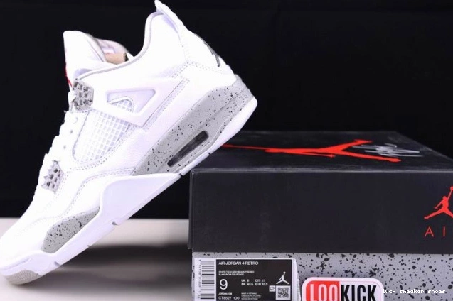 Rep LUCY CT8527-100 (2021) White Retro Jordan Oreo 4 0817